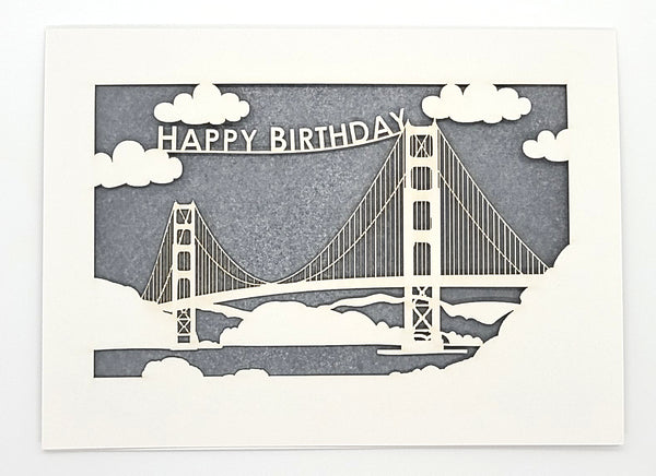 Happy Birthday · Golden Gate Bridge