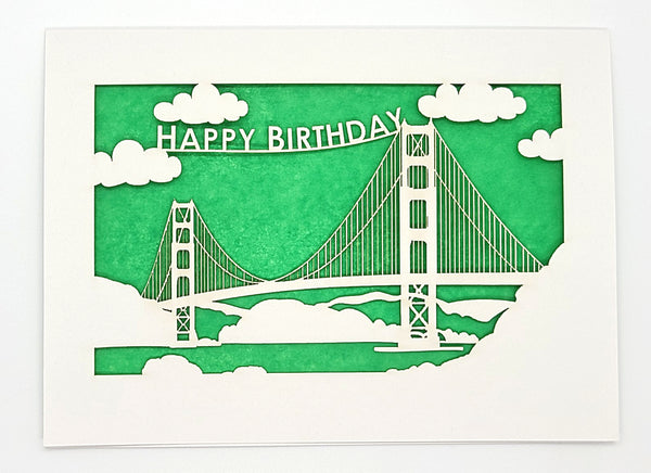Happy Birthday · Golden Gate Bridge