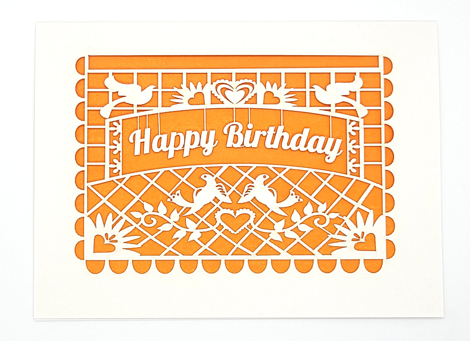 Happy Birthday · Papel Picado – two hermanas
