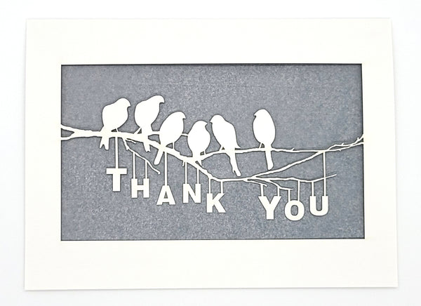 Thank You - Birds on a Branch