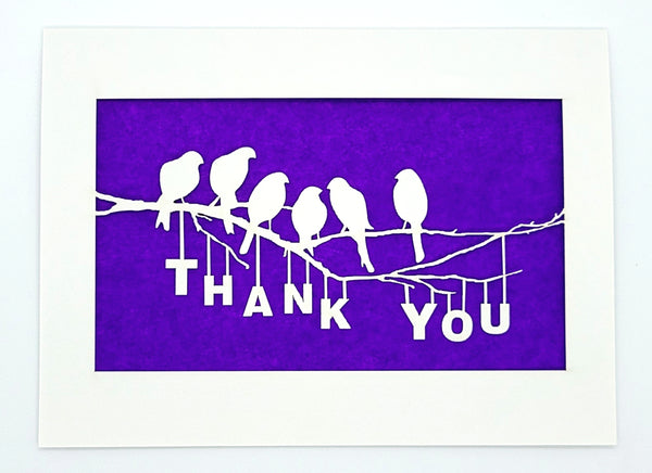 Thank You - Birds on a Branch