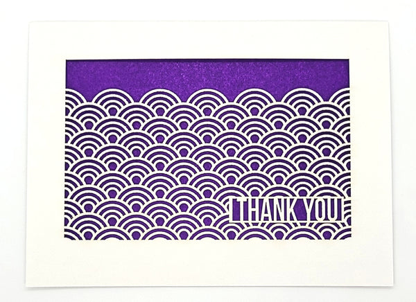 Thank You - Wave Pattern